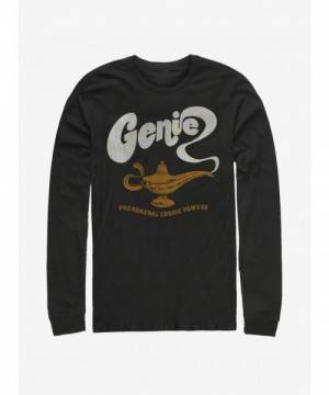 Disney Aladdin Genie Long Sleeve Tee for Men - Black