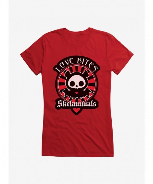 Skelanimals Cute Diego Love Bites Tee for Girls