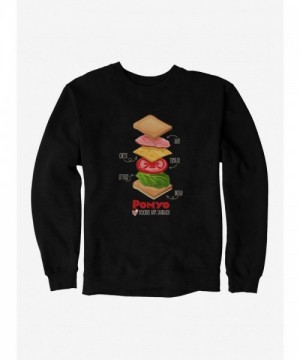 Studio Ghibli Ponyo Deconstructed Ham Sandwich Unisex Sweatshirt