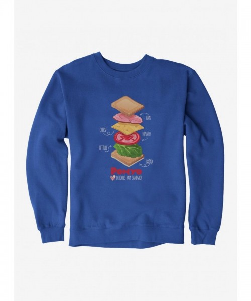 Studio Ghibli Ponyo Deconstructed Ham Sandwich Unisex Sweatshirt