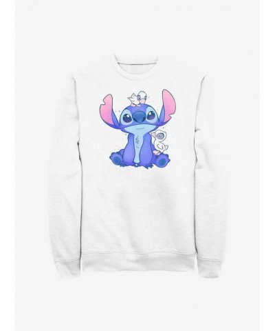 Disney Lilo & Stitch Cute Ducks Crew Sweatshirt $15.87 Sweatshirts