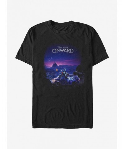 Disney Pixar Onward Poster Knockout T-Shirt $10.52 T-Shirts