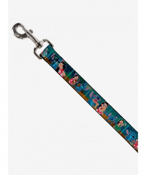 Disney Lilo & Stitch Scene Blocks 6 Ft Fashion Dog Leash