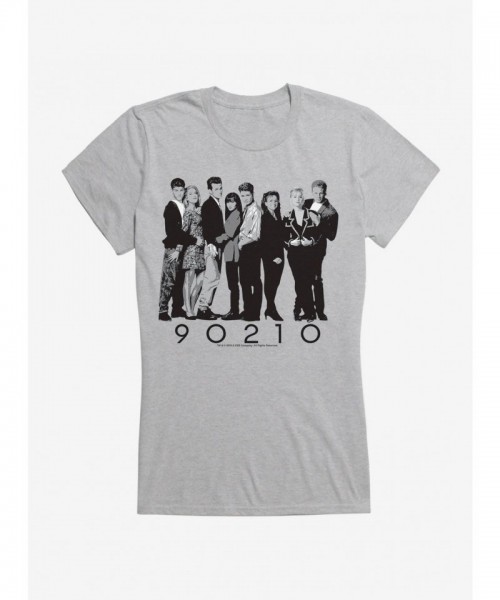 Beverly Hills 90210 Girls Lightweight Cast T-Shirt - Black & White