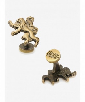 Game Of Thrones Lannister Lion Sigil Cufflinks - Officially Licensed Men's Jewelry