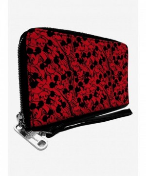 Disney Vegan Leather Mickey Mouse Wallet with Zip Around Closure