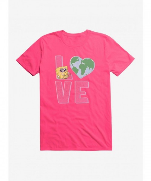 SpongeBob Earth Day Love Eyes Men's T-Shirt