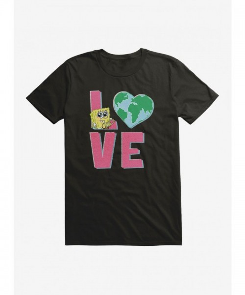 SpongeBob Earth Day Love Eyes Men's T-Shirt