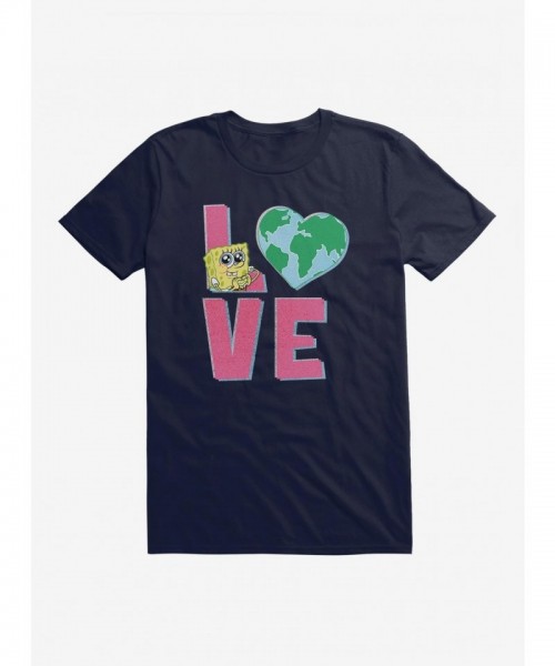 SpongeBob Earth Day Love Eyes Men's T-Shirt