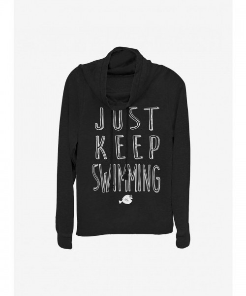 Disney Pixar Finding Nemo Lightweight Long-Sleeve Girls Top - Black