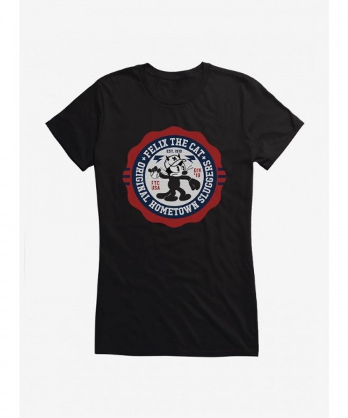 Felix Cat Hometown Sluggers Lightweight Tee for Girls