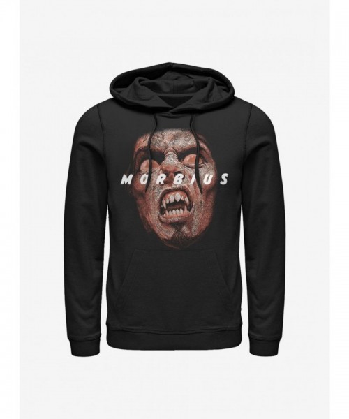 Marvel Morbius Deadly Face Hoodie - Black Men's
