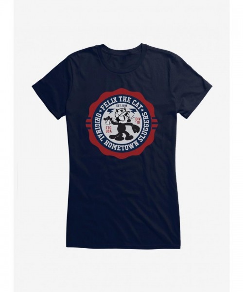 Felix Cat Hometown Sluggers Lightweight Tee for Girls