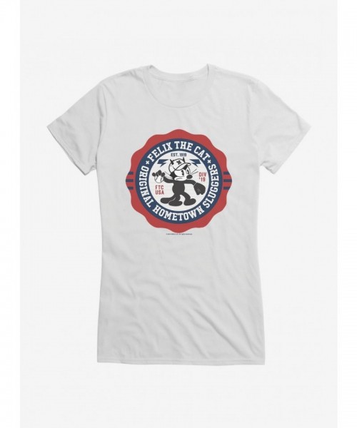 Felix Cat Hometown Sluggers Lightweight Tee for Girls