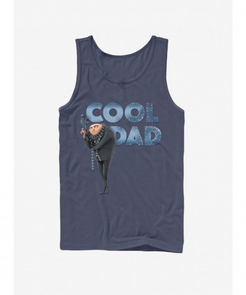 Gru Cool Dad T-Shirt - Blue Unisex Tank Top