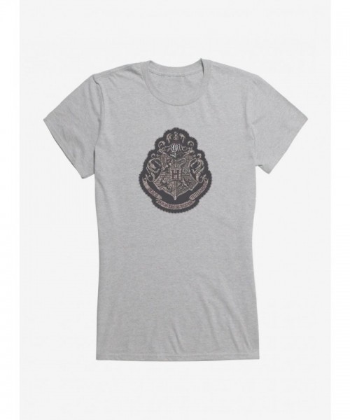 Harry Potter Hogwarts Crest Lightweight Cotton Girls T-Shirt