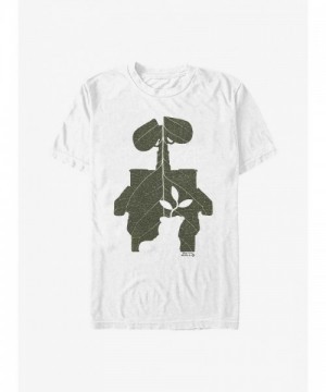 Disney Pixar Wall-E Earth Day Eco-Friendly T-Shirt - White Men's Size