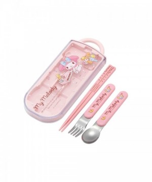 My Melody Trio Utensil Set - Portable & Reusable Fork, Spoon, Chopsticks