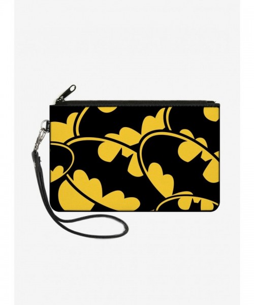 DC Comics Batman Inspired Canvas Clutch Wallet