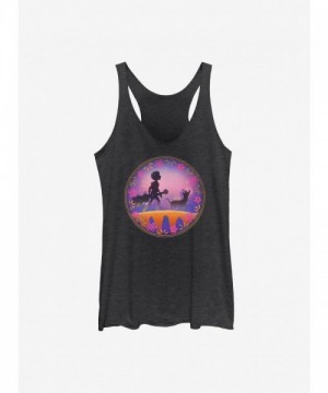 Disney Pixar Coco Land of The Dead Girls Tank Top - Black