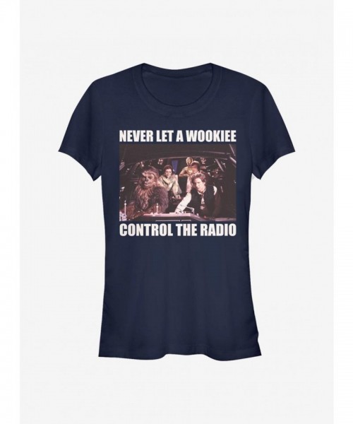 Star Wars No Wookie Radio Graphic Tee for Girls