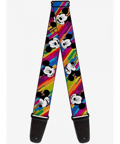 Disney Mickey Mouse Expressions Multicolor Guitar Strap $7.97 Guitar Straps