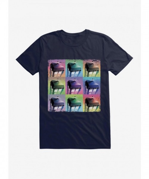 Doctor Who TARDIS Pastel Tee for Men