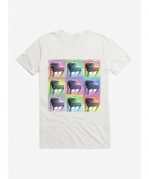 Doctor Who TARDIS Pastel Tee for Men