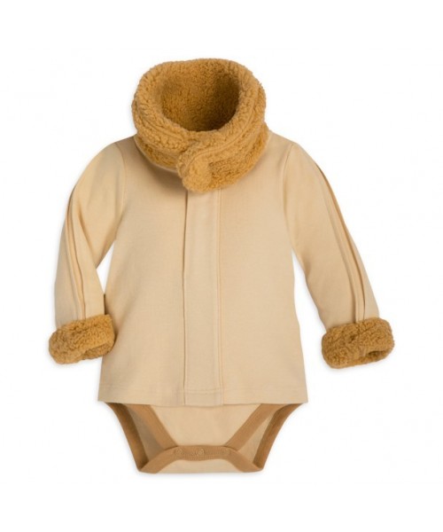Grogu Bodysuit Costume for Baby - Soft Velour Star Wars Outfit