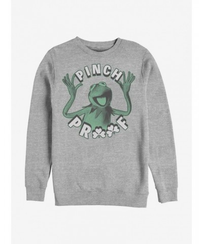 Disney The Muppets Pinch Proof Kermit Crew Sweatshirt $14.02 Sweatshirts