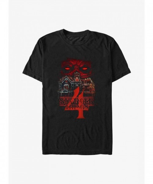 Stranger Things Vecna's Creel House Unisex T-Shirt - Black