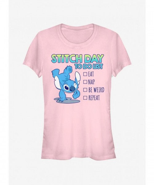 Disney Lilo & Stitch Cute Girls T-Shirt in Pink