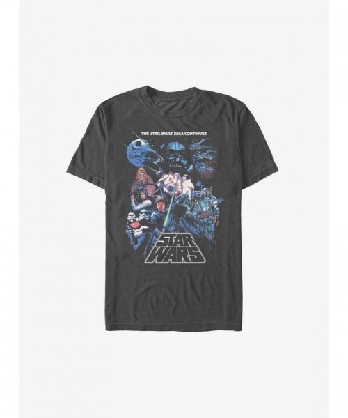 Star Wars Saga Collection Soft Men's Tee - Black