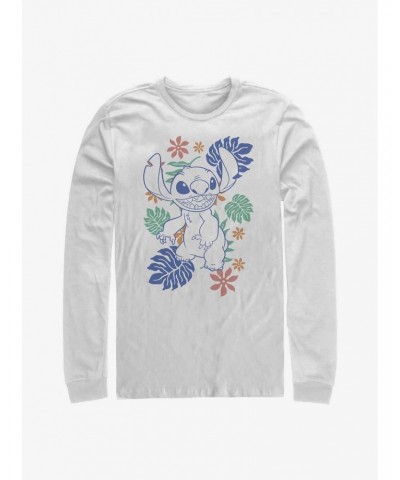 Disney Lilo & Stitch Tropical Stitch Long-Sleeve T-Shirt $14.48 T-Shirts
