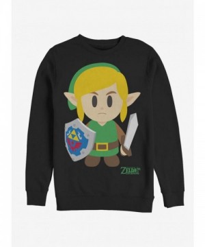 Nintendo Legend of Zelda Link's Awakening Black Avatar Hoodie for Men