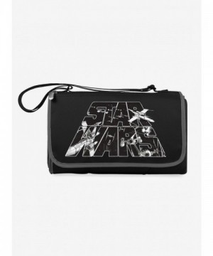 Star Wars Portable Picnic Blanket Tote with Zip Pocket