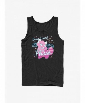 Disney Pixar Turning Red Not a Phase Men's Cotton Tank Top - Black