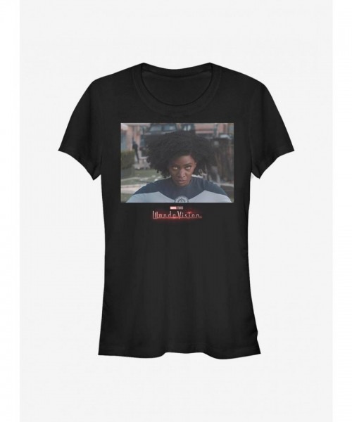 Marvel Girls' WandaVision Monica Rambeau Powers Tee - Black